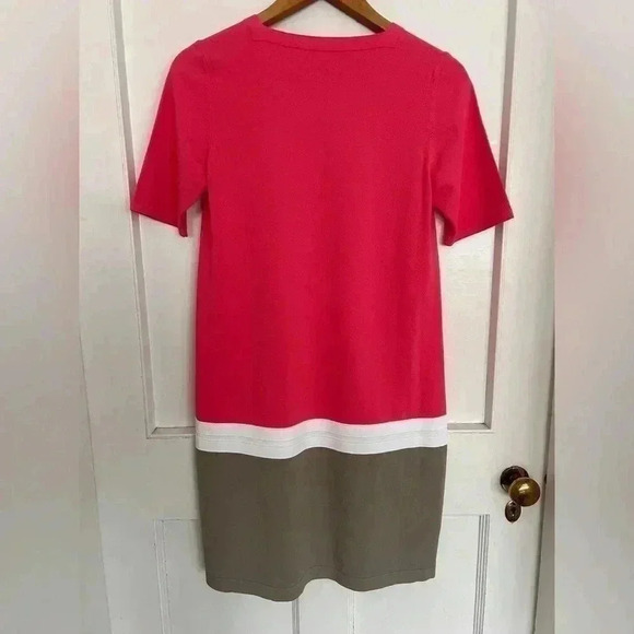 Brand New  Without Tags D Exterior Dress in Pink, Grey and White Size M - Picture 7 of 11